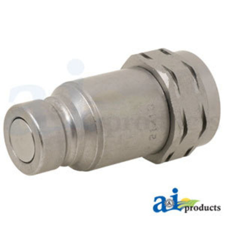 A & I PRODUCTS Coupler, Male Flat Face; FEM Series, ISO 16028 4" x4" x2" A-FEM-372-6FP